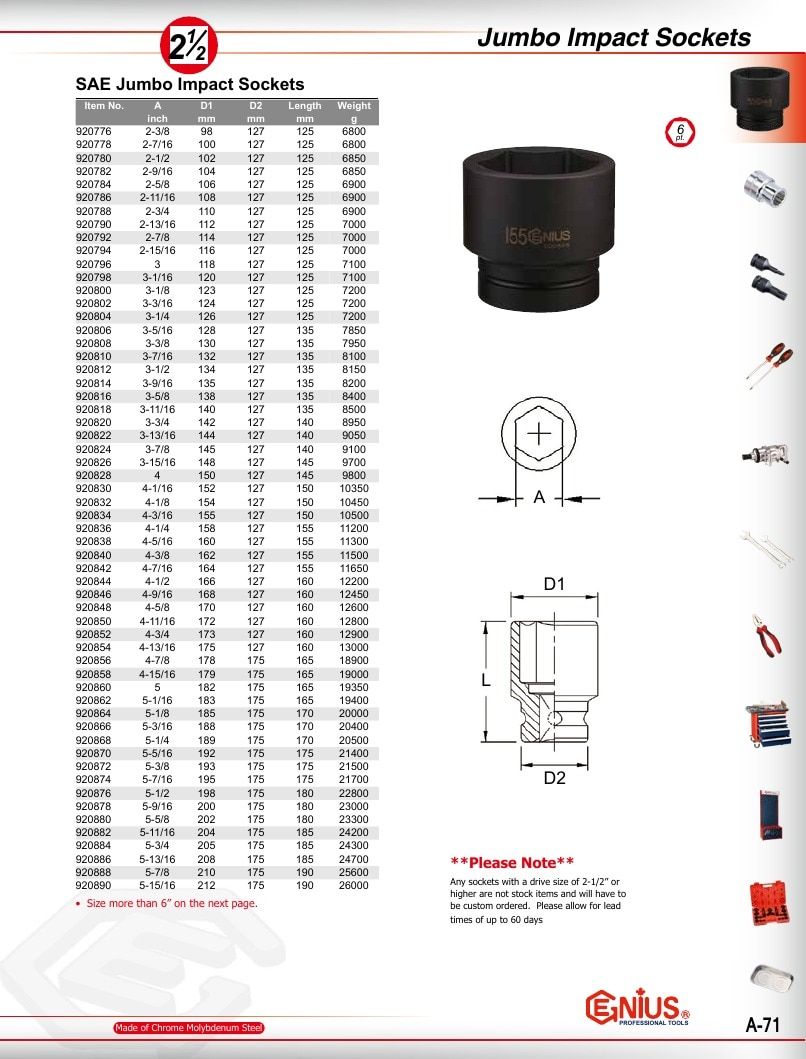 Genius Tools USA Master Tools Catalog Weekly Ad January 1 - December 31, 2026