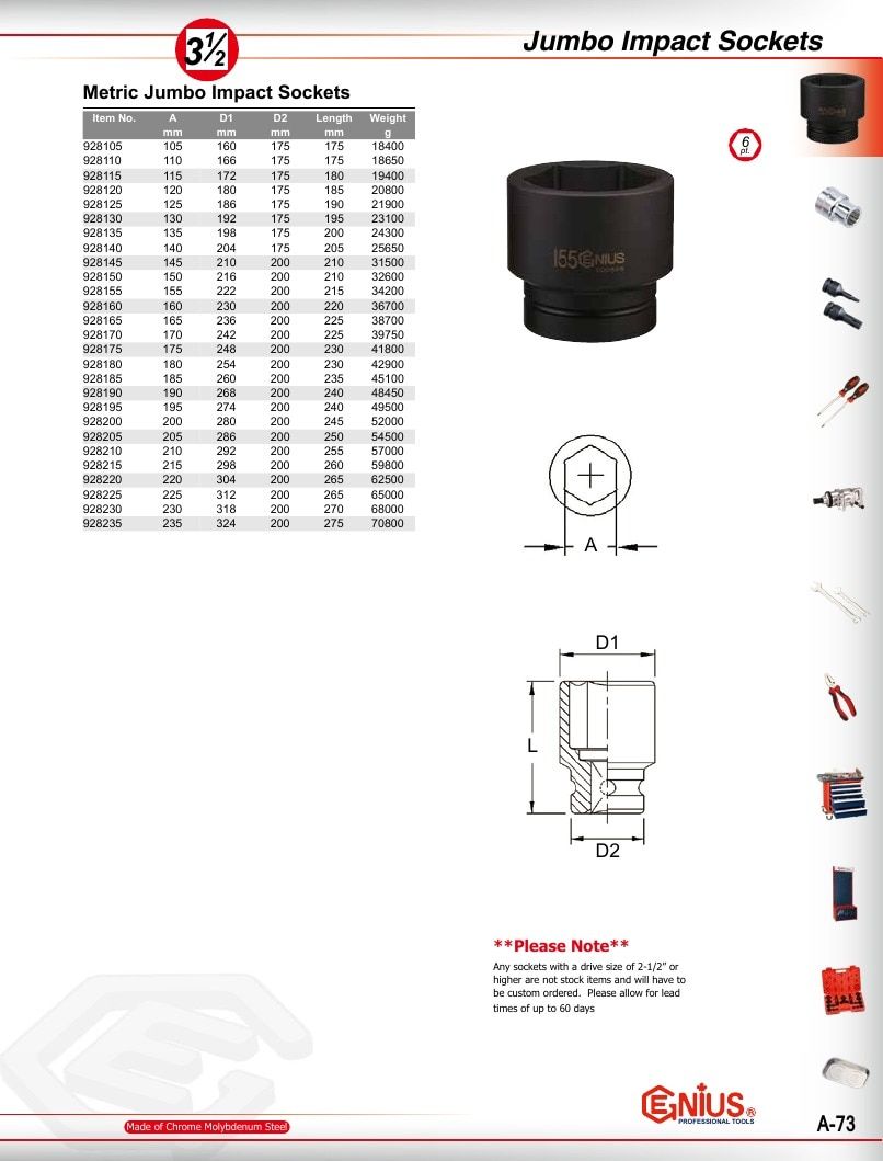 Genius Tools USA Master Tools Catalog Weekly Ad January 1 - December 31, 2026
