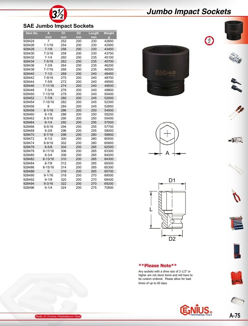 Genius Tools USA Master Tools Catalog Weekly Ad January 1 - December 31, 2026