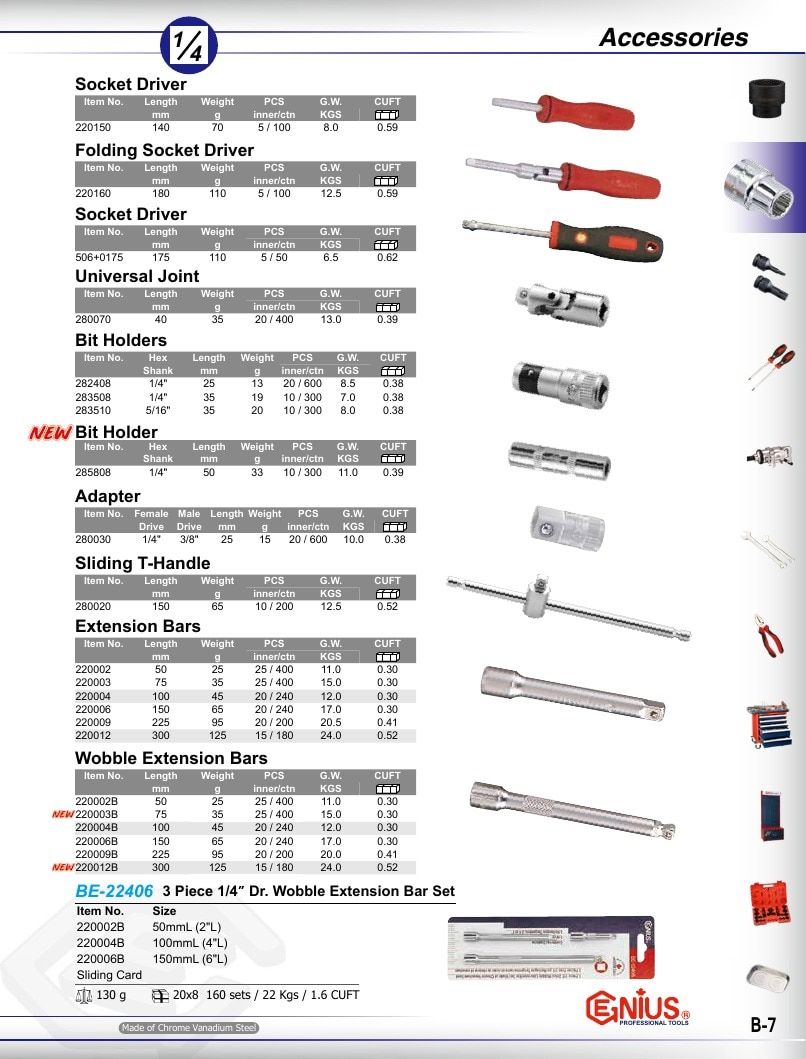 Genius Tools USA Master Tools Catalog Weekly Ad January 1 - December 31, 2026