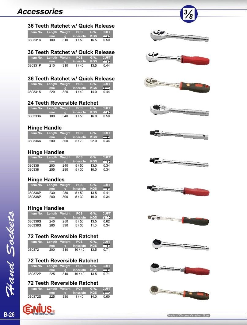 Genius Tools USA Master Tools Catalog Weekly Ad January 1 - December 31, 2026