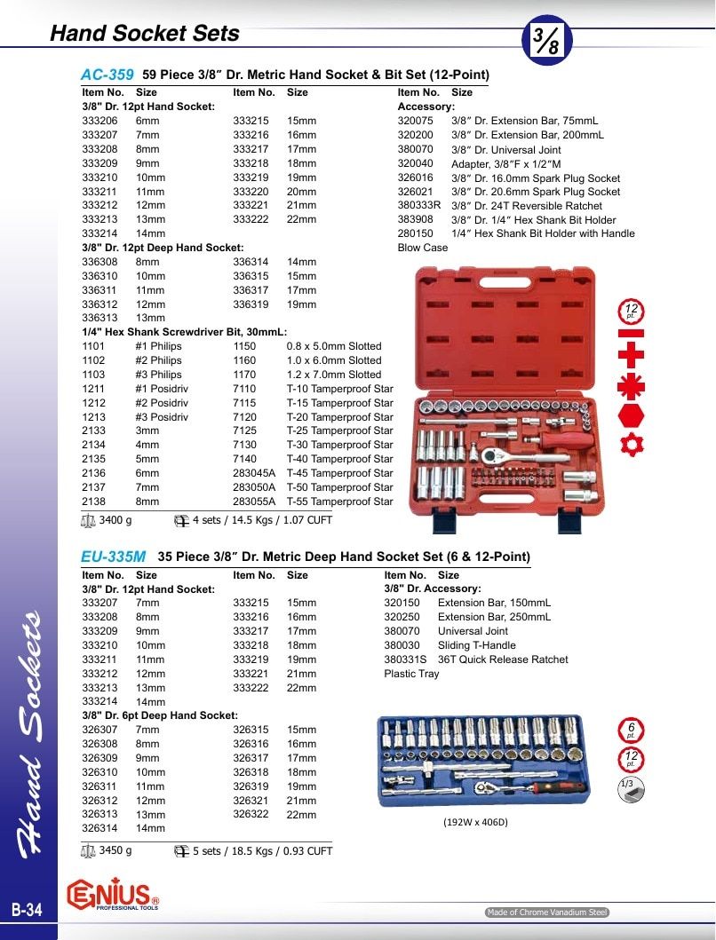 Genius Tools USA Master Tools Catalog Weekly Ad January 1 - December 31, 2026