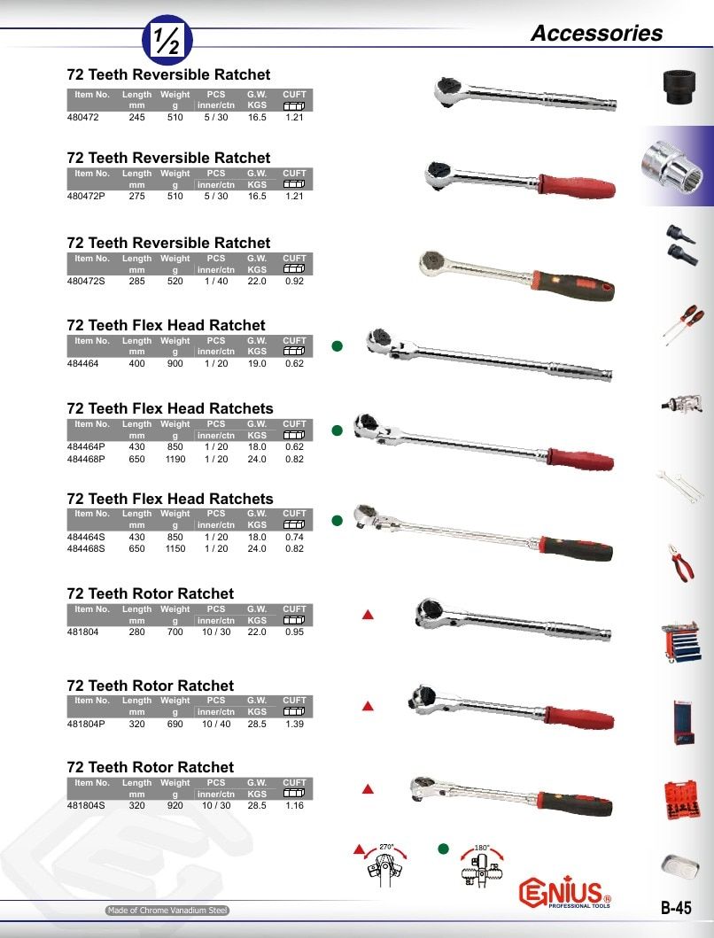 Genius Tools USA Master Tools Catalog Weekly Ad January 1 - December 31, 2026