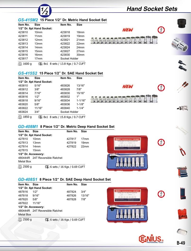 Genius Tools USA Master Tools Catalog Weekly Ad January 1 - December 31, 2026