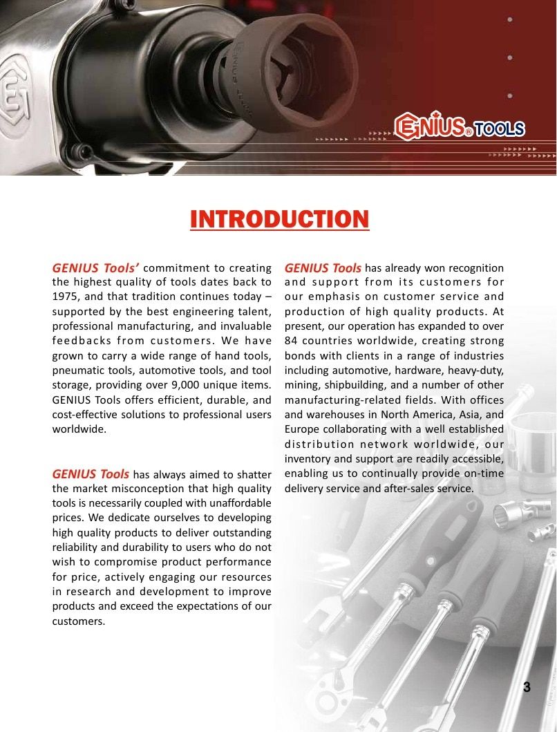 Genius Tools USA Master Tools Catalog Weekly Ad January 1 - December 31, 2026