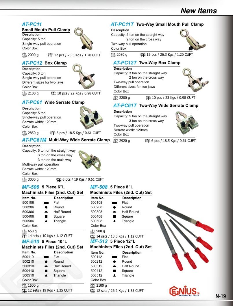 Genius Tools USA Master Tools Catalog Weekly Ad January 1 - December 31, 2026