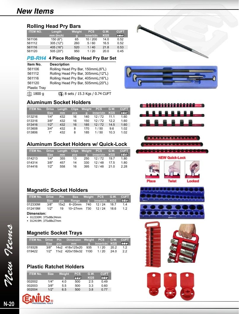 Genius Tools USA Master Tools Catalog Weekly Ad January 1 - December 31, 2026