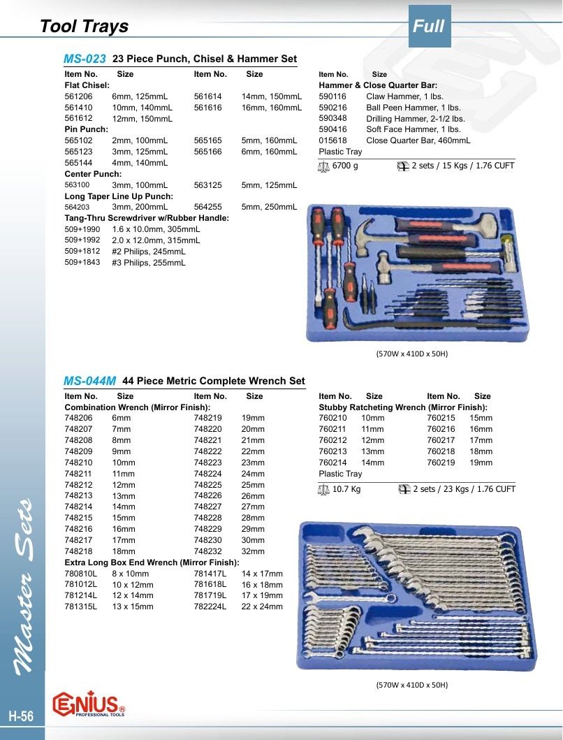 Genius Tools USA Master Tools Catalog Weekly Ad January 1 - December 31, 2026