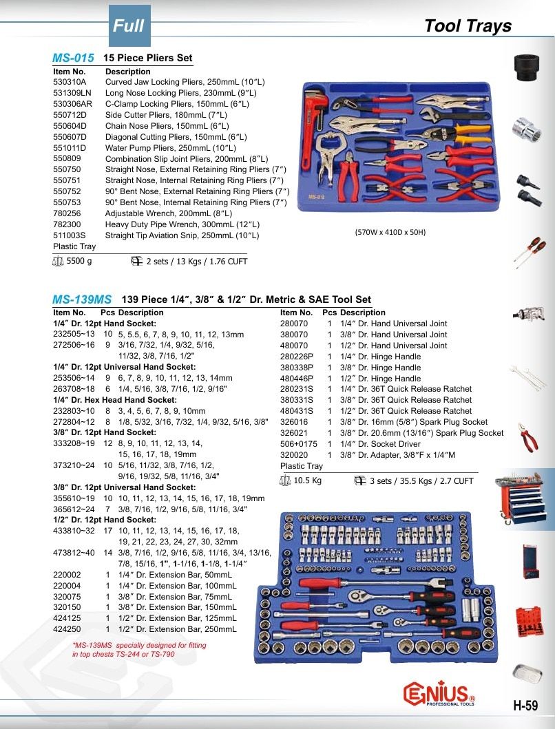 Genius Tools USA Master Tools Catalog Weekly Ad January 1 - December 31, 2026
