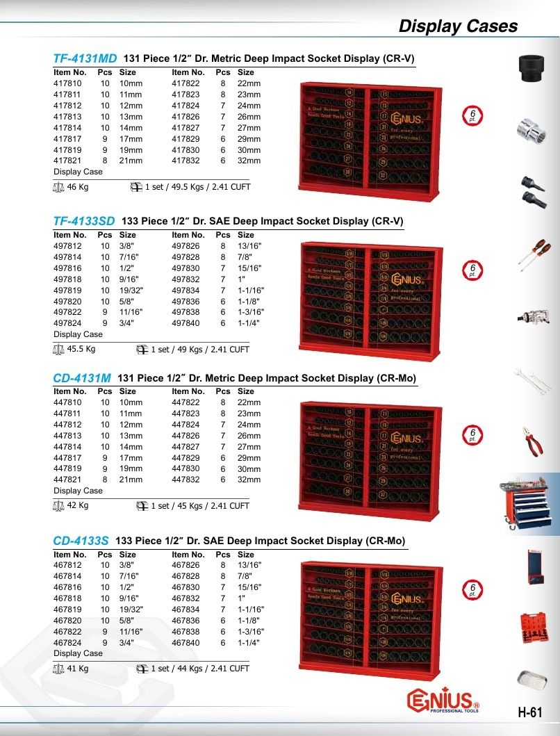 Genius Tools USA Master Tools Catalog Weekly Ad January 1 - December 31, 2026