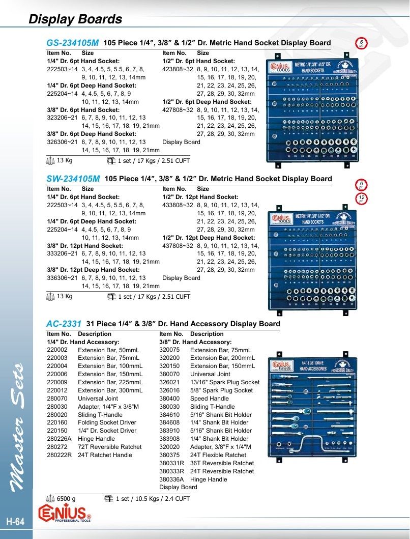 Genius Tools USA Master Tools Catalog Weekly Ad January 1 - December 31, 2026