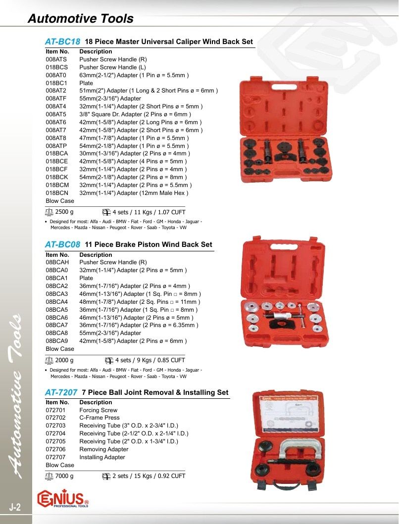 Genius Tools USA Master Tools Catalog Weekly Ad January 1 - December 31, 2026
