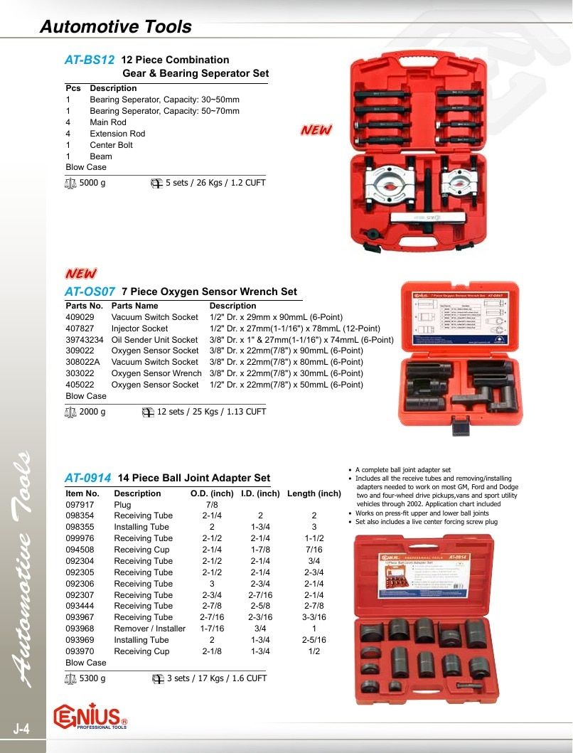 Genius Tools USA Master Tools Catalog Weekly Ad January 1 - December 31, 2026