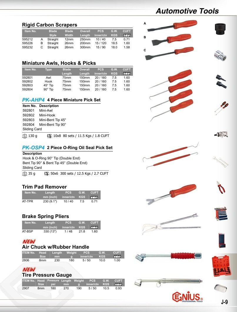 Genius Tools USA Master Tools Catalog Weekly Ad January 1 - December 31, 2026