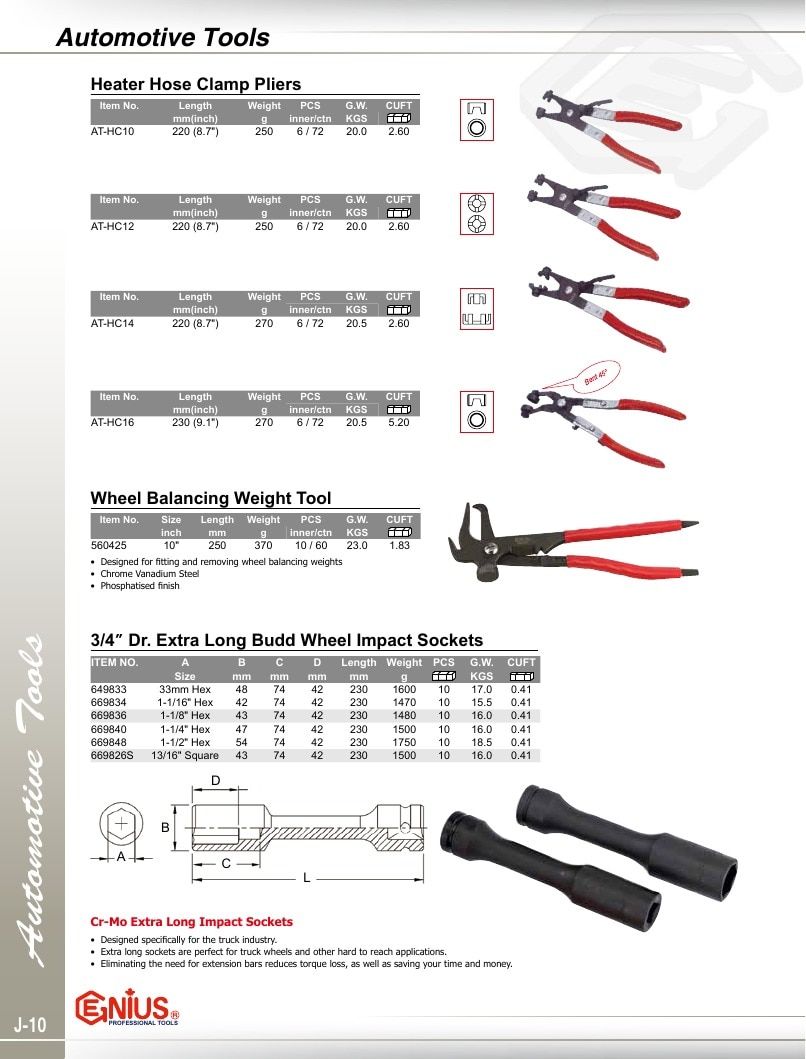 Genius Tools USA Master Tools Catalog Weekly Ad January 1 - December 31, 2026