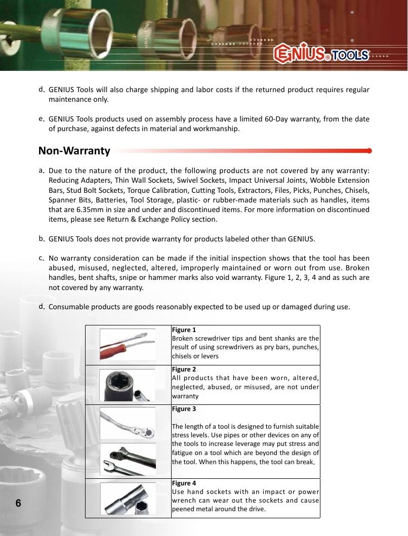 Genius Tools USA Master Tools Catalog Weekly Ad January 1 - December 31, 2026