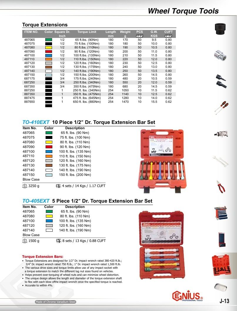 Genius Tools USA Master Tools Catalog Weekly Ad January 1 - December 31, 2026