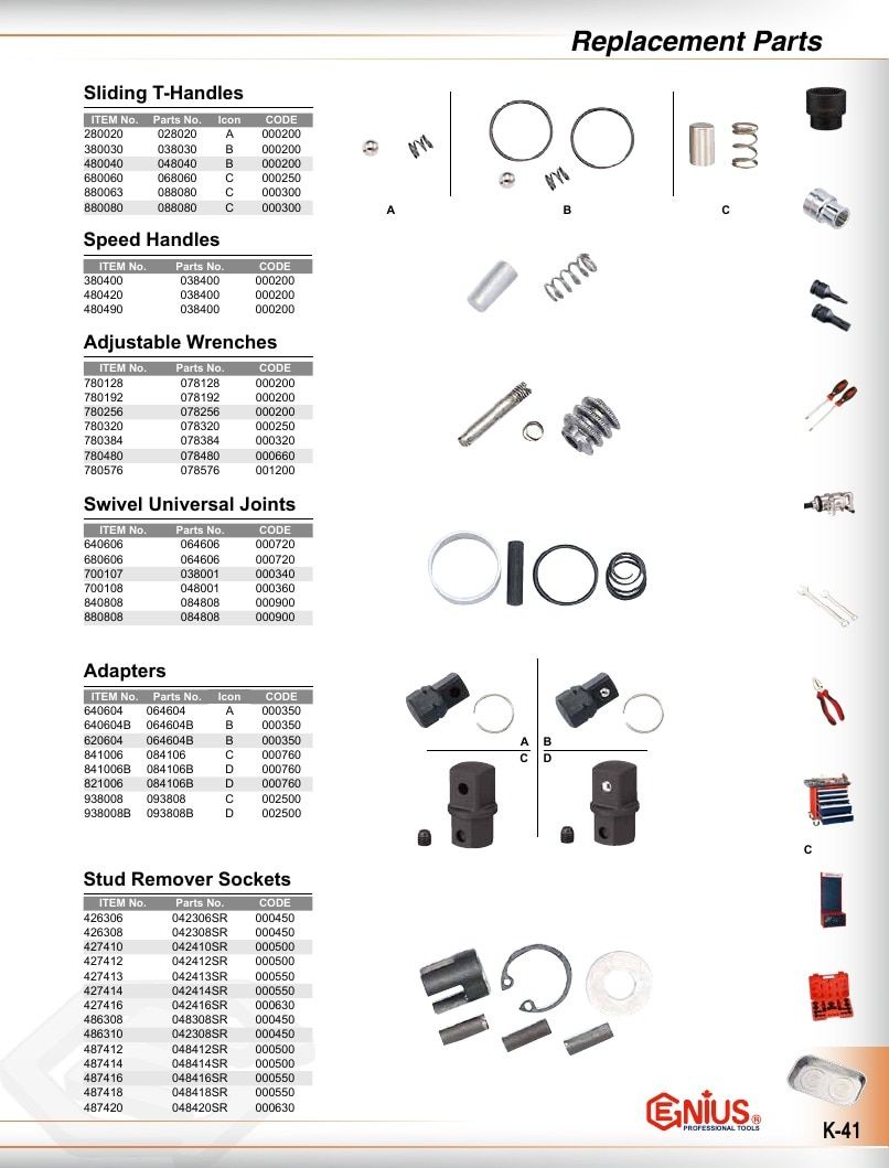 Genius Tools USA Master Tools Catalog Weekly Ad January 1 - December 31, 2026