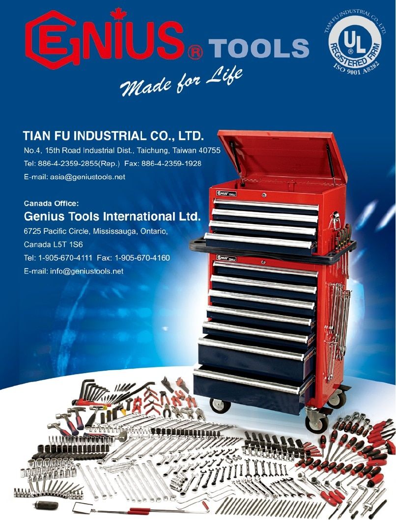 Genius Tools USA Master Tools Catalog Weekly Ad January 1 - December 31, 2026