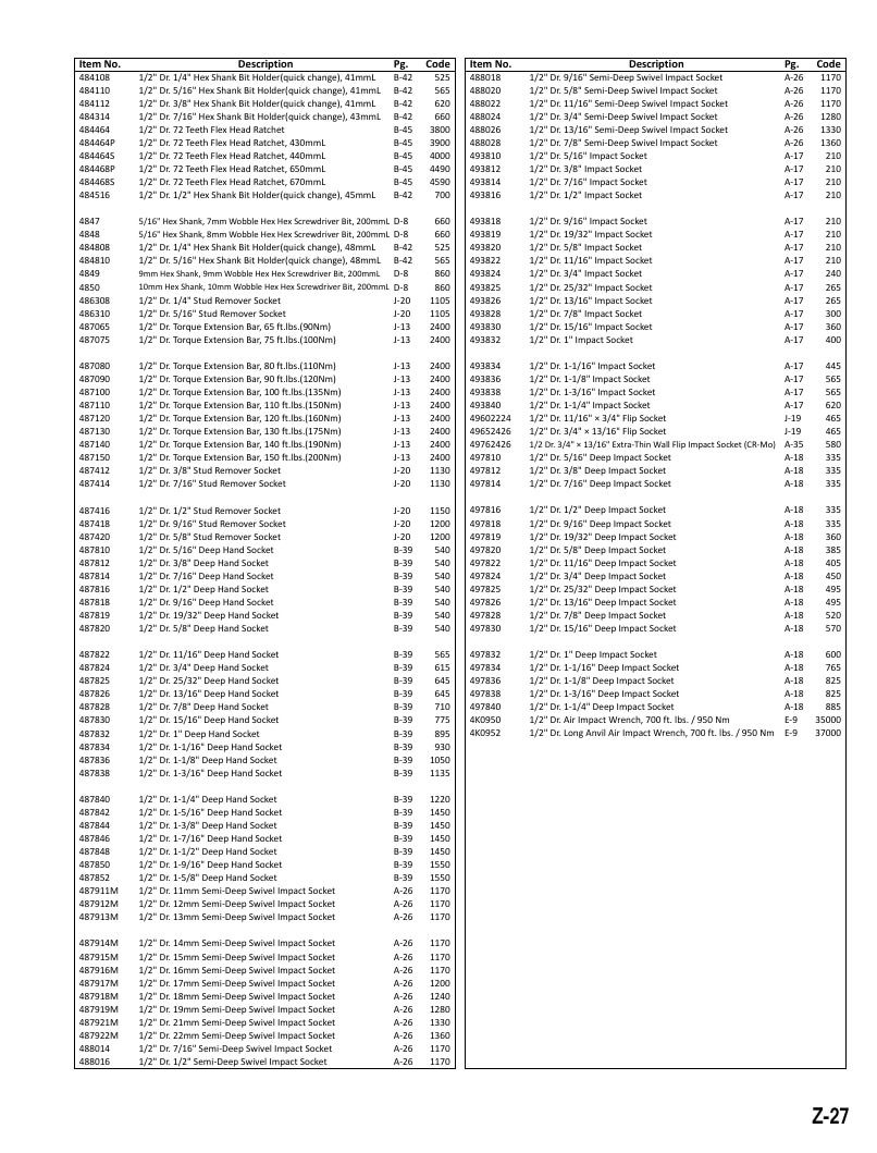 Genius Tools USA Master Tools Catalog Weekly Ad January 1 - December 31, 2026