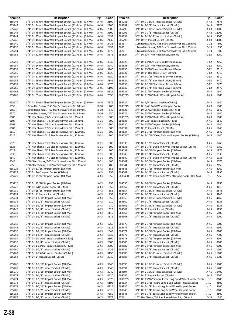 Genius Tools USA Master Tools Catalog Weekly Ad January 1 - December 31, 2026