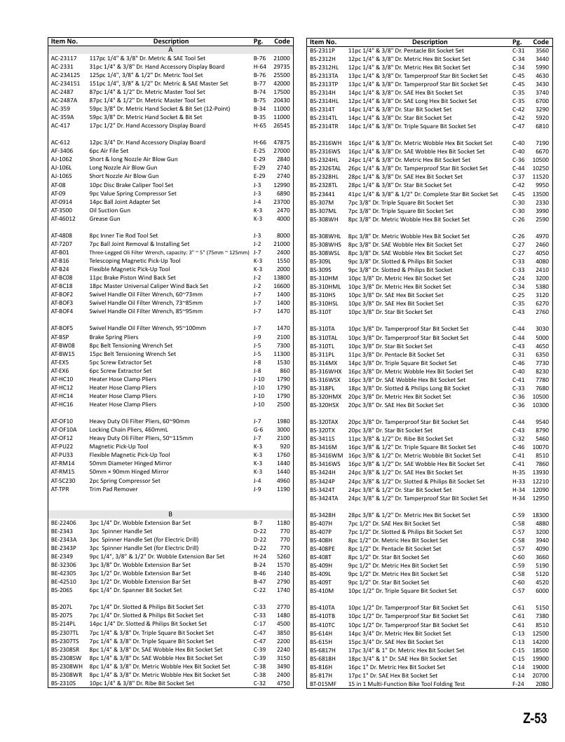 Genius Tools USA Master Tools Catalog Weekly Ad January 1 - December 31, 2026