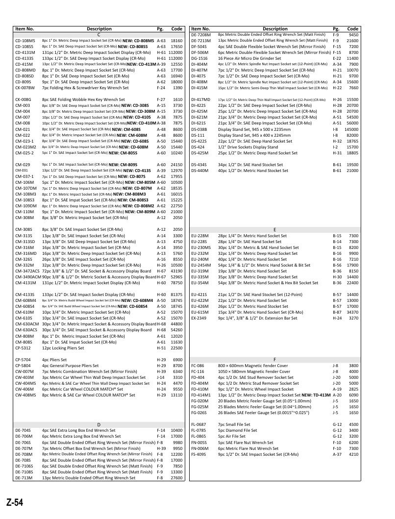 Genius Tools USA Master Tools Catalog Weekly Ad January 1 - December 31, 2026