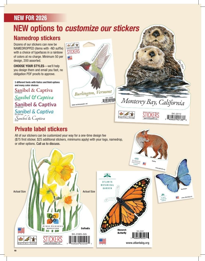 Earth Sky + Water Art Products Catalog Weekly Ad January 1 - December 31, 2026