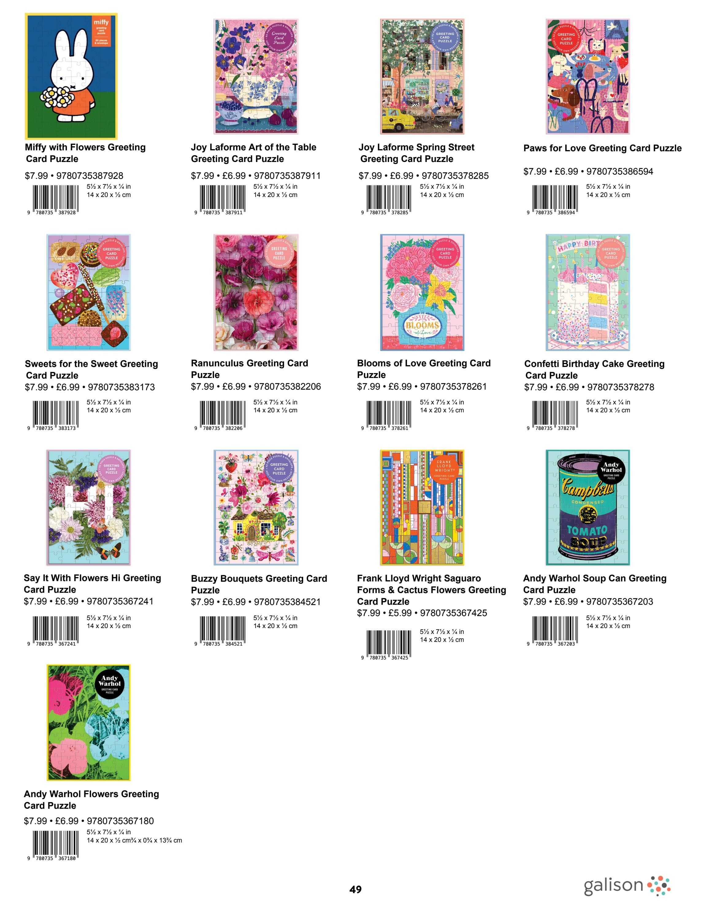Galison Spring Gifts Catalog Weekly Ad January 1 - December 31, 2026