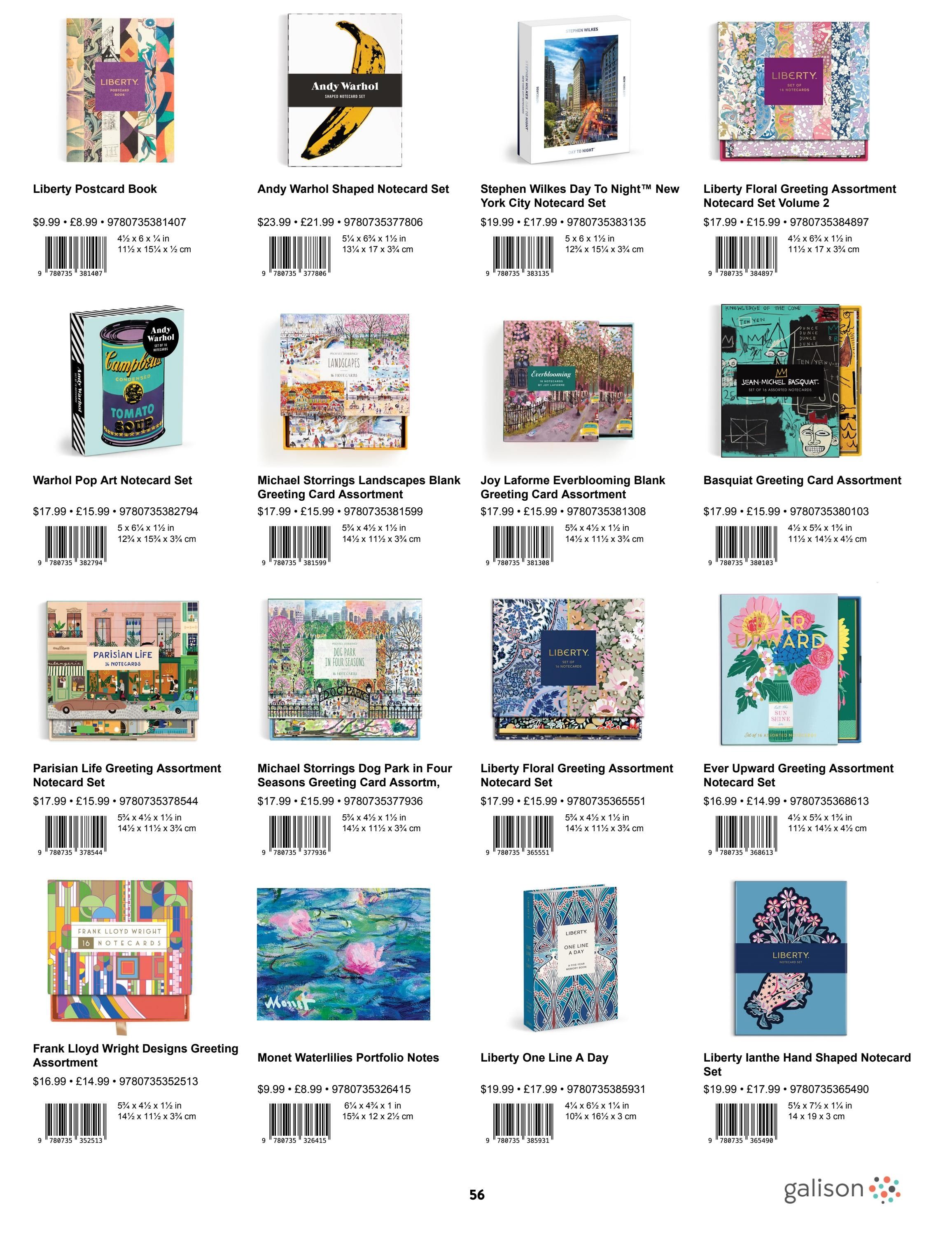 Galison Spring Gifts Catalog Weekly Ad January 1 - December 31, 2026