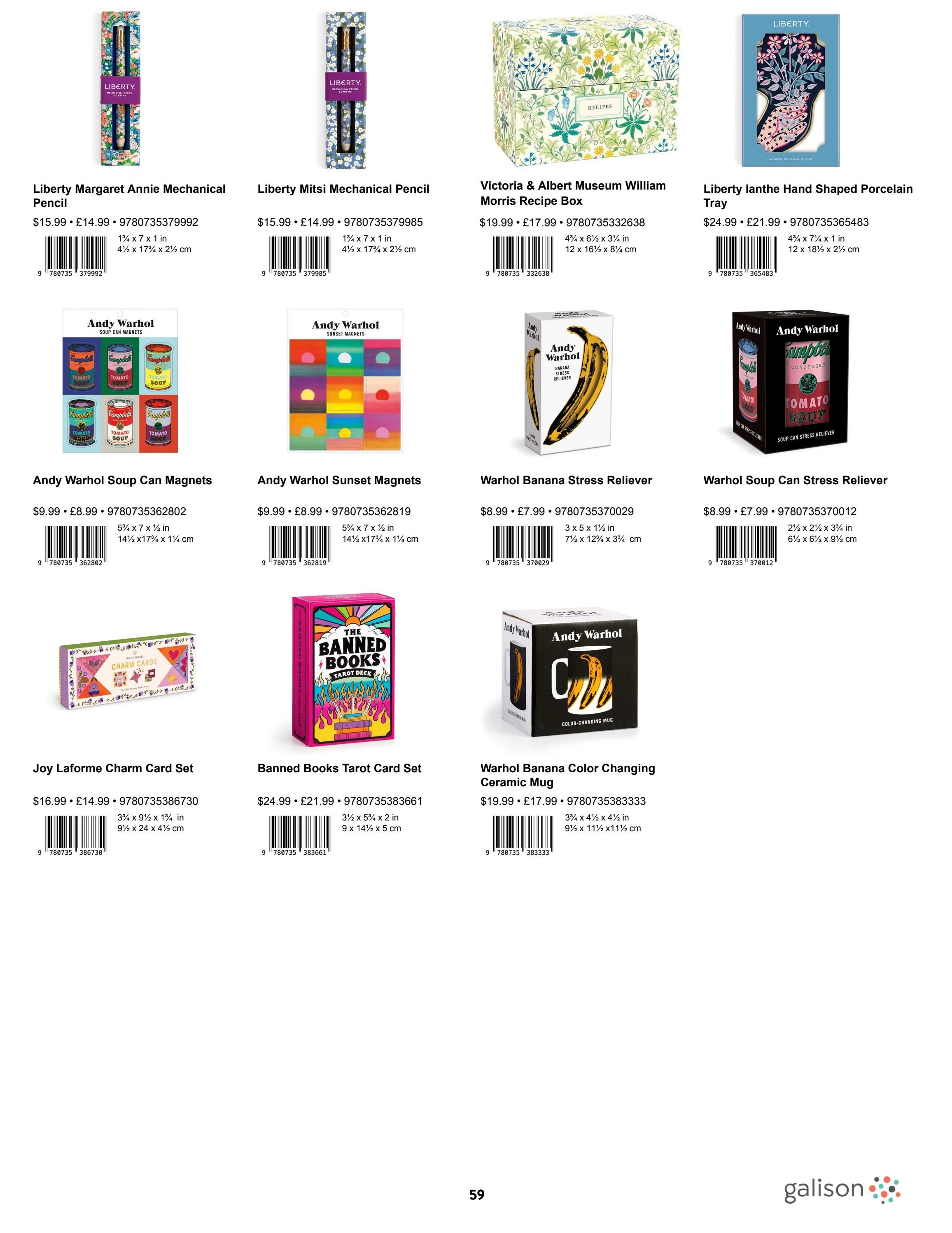 Galison Spring Gifts Catalog Weekly Ad January 1 - December 31, 2026