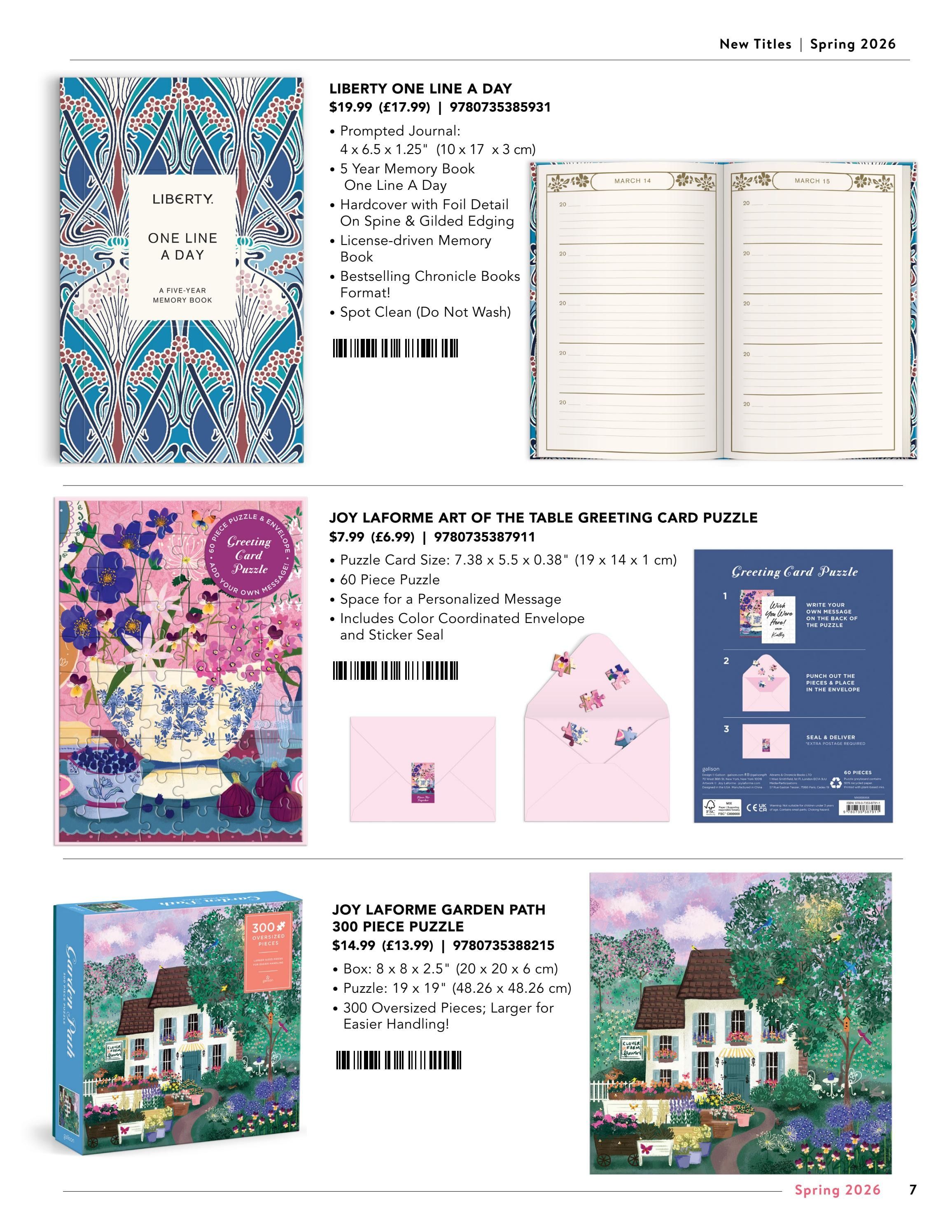 Galison Spring Gifts Catalog Weekly Ad January 1 - December 31, 2026