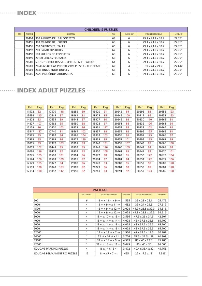 Educa Annual Puzzles and Games Catalog Weekly Ad January 1 - December 31, 2026