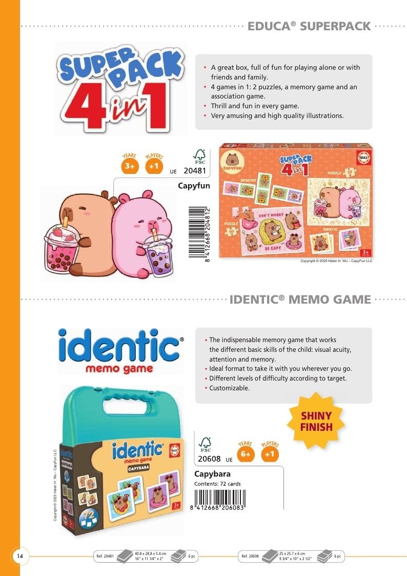Educa Annual Puzzles and Games Catalog Weekly Ad January 1 - December 31, 2026
