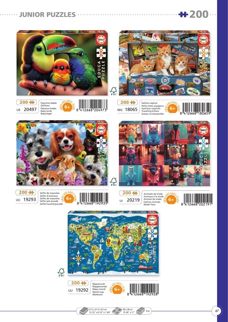 Educa Annual Puzzles and Games Catalog Weekly Ad January 1 - December 31, 2026