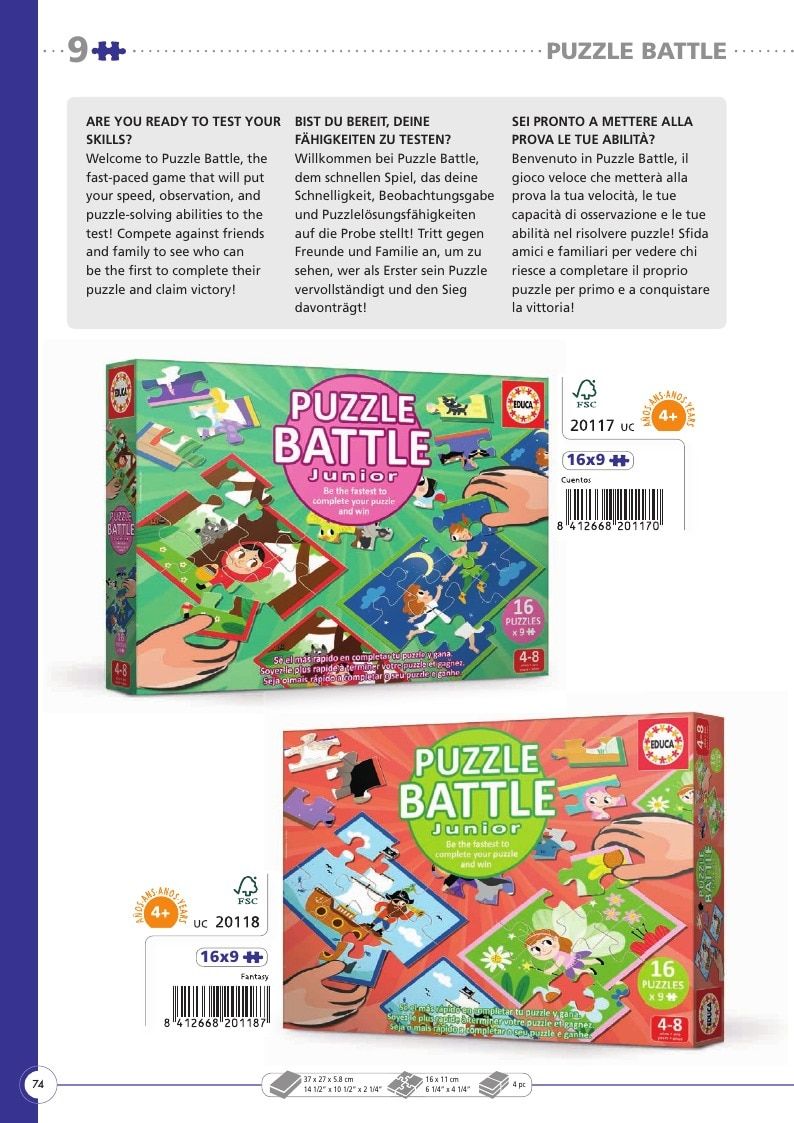 Educa Annual Puzzles and Games Catalog Weekly Ad January 1 - December 31, 2026