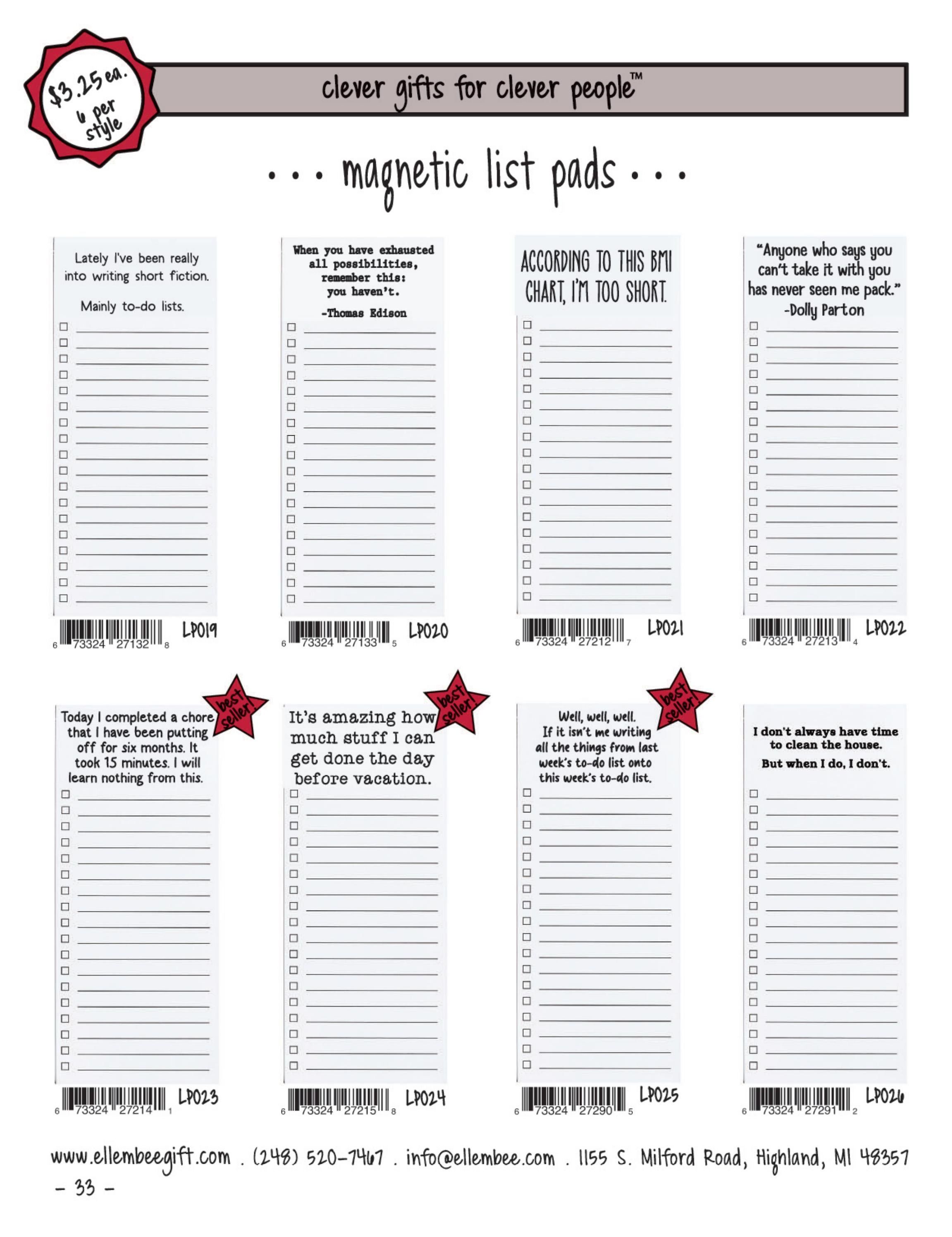 Ellembee Gift Annual Gift Catalog Weekly Ad January 1 - December 31, 2026