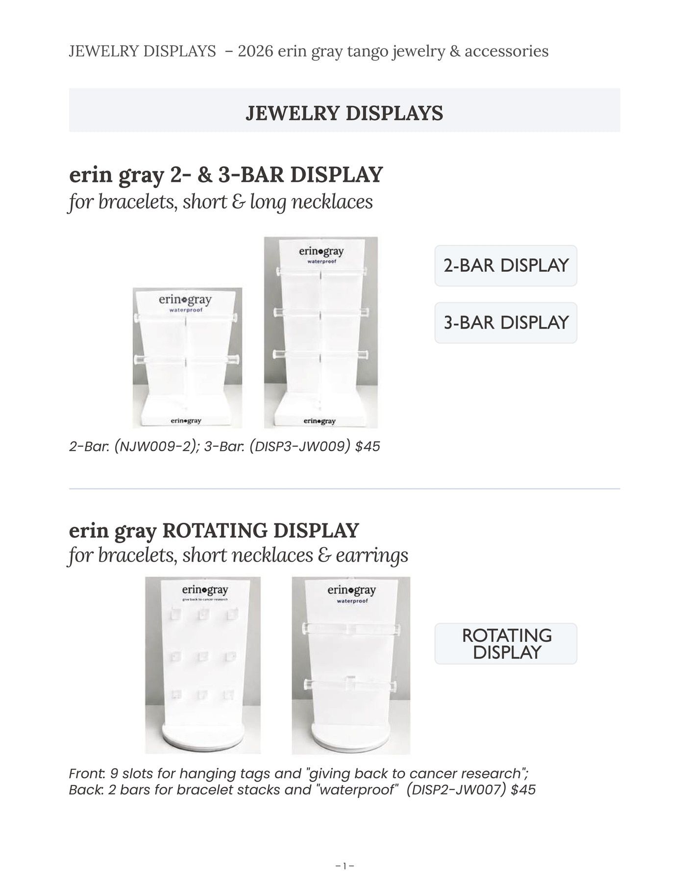 Erin Gray Jewelry Catalog Weekly Ad January 1 - December 31, 2026