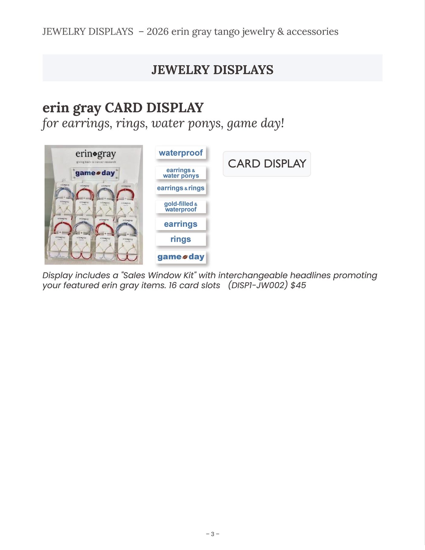Erin Gray Jewelry Catalog Weekly Ad January 1 - December 31, 2026