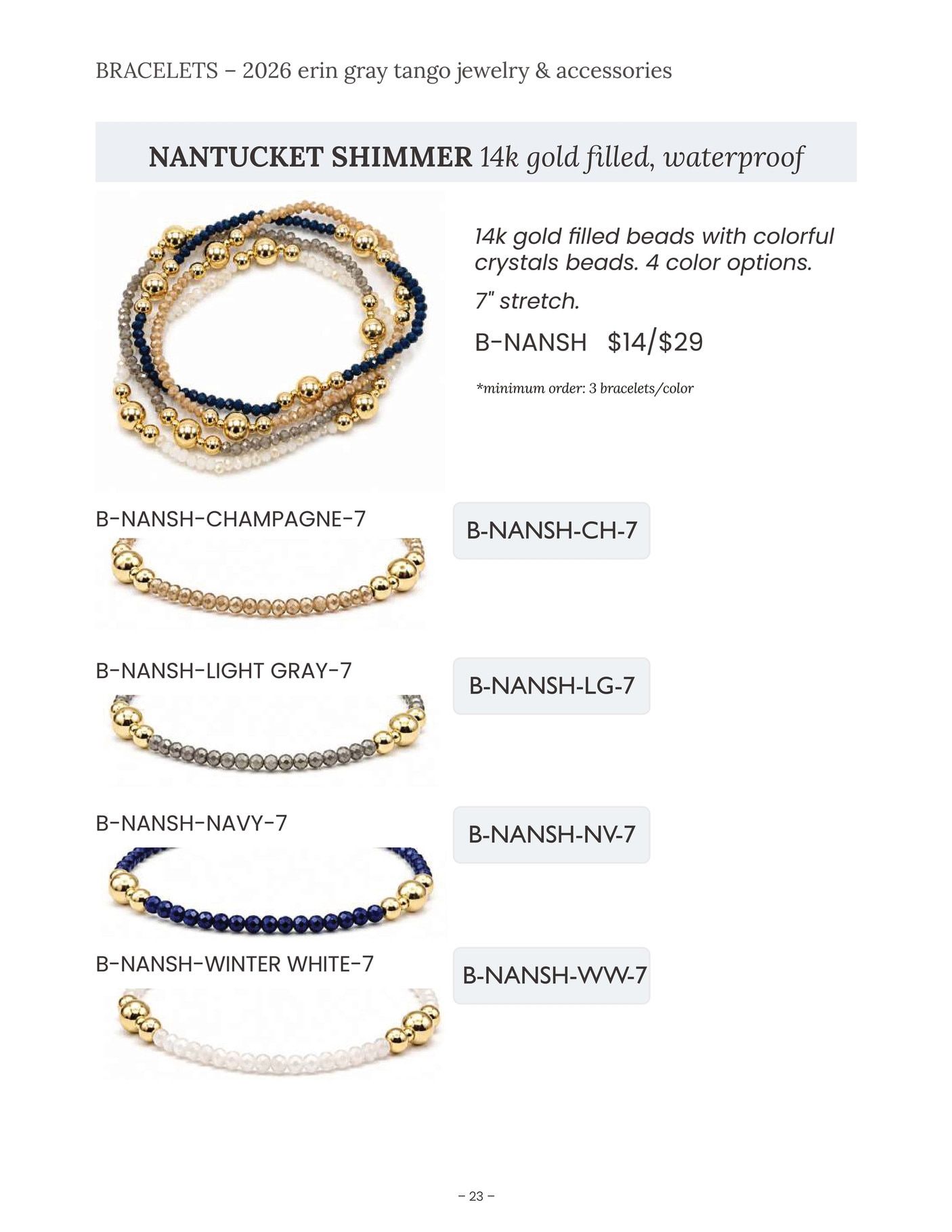 Erin Gray Jewelry Catalog Weekly Ad January 1 - December 31, 2026