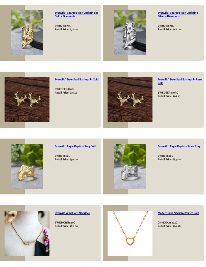 Everwild Designs Jewelry Catalog Weekly Ad January 1 - December 31, 2026