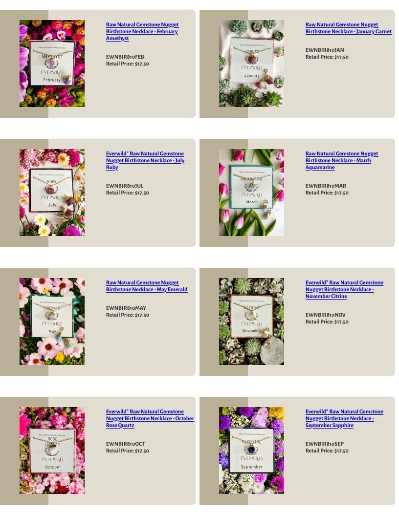 Everwild Designs Jewelry Catalog Weekly Ad January 1 - December 31, 2026