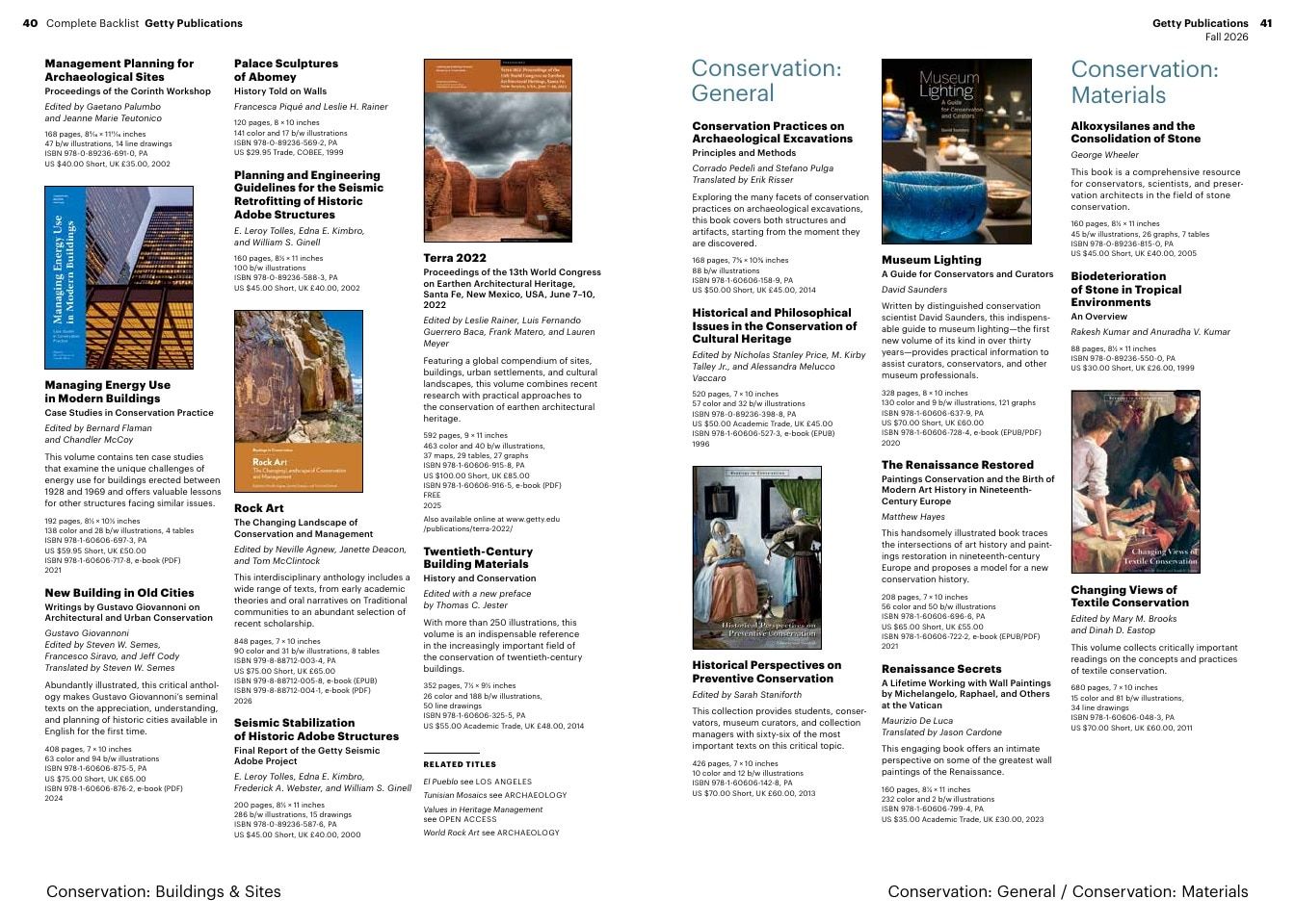 Getty Publications Fall Art Books Catalog Weekly Ad January 1 - December 31, 2026