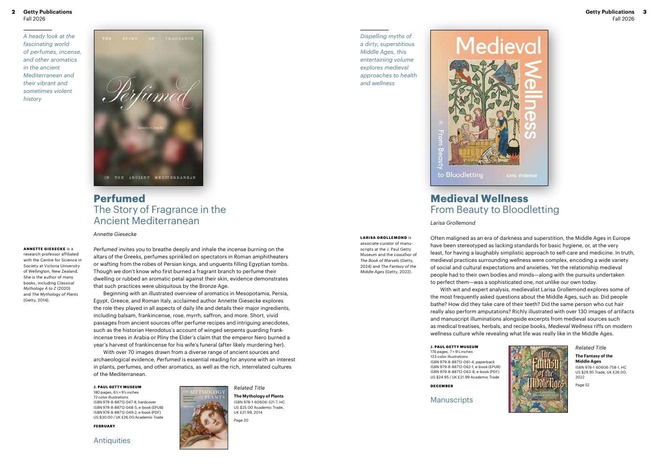Getty Publications Fall Art Books Catalog Weekly Ad January 1 - December 31, 2026