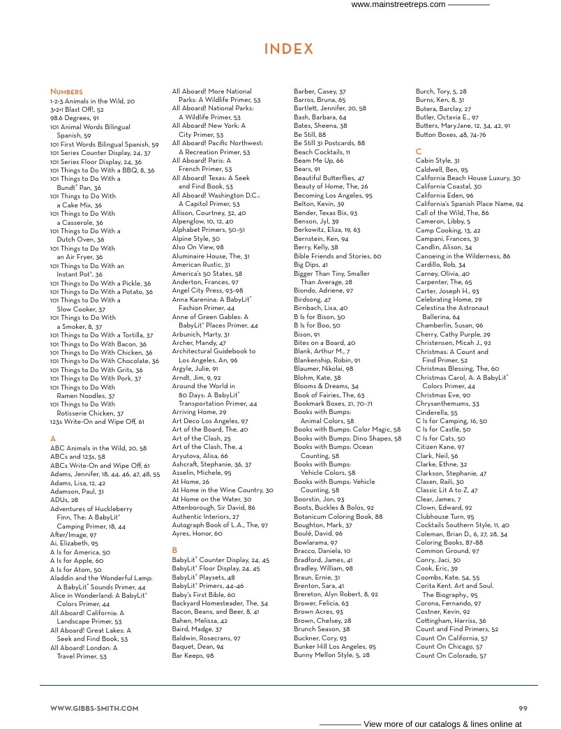 Gibbs Smith Spring Books Catalog Weekly Ad January 1 - December 31, 2026