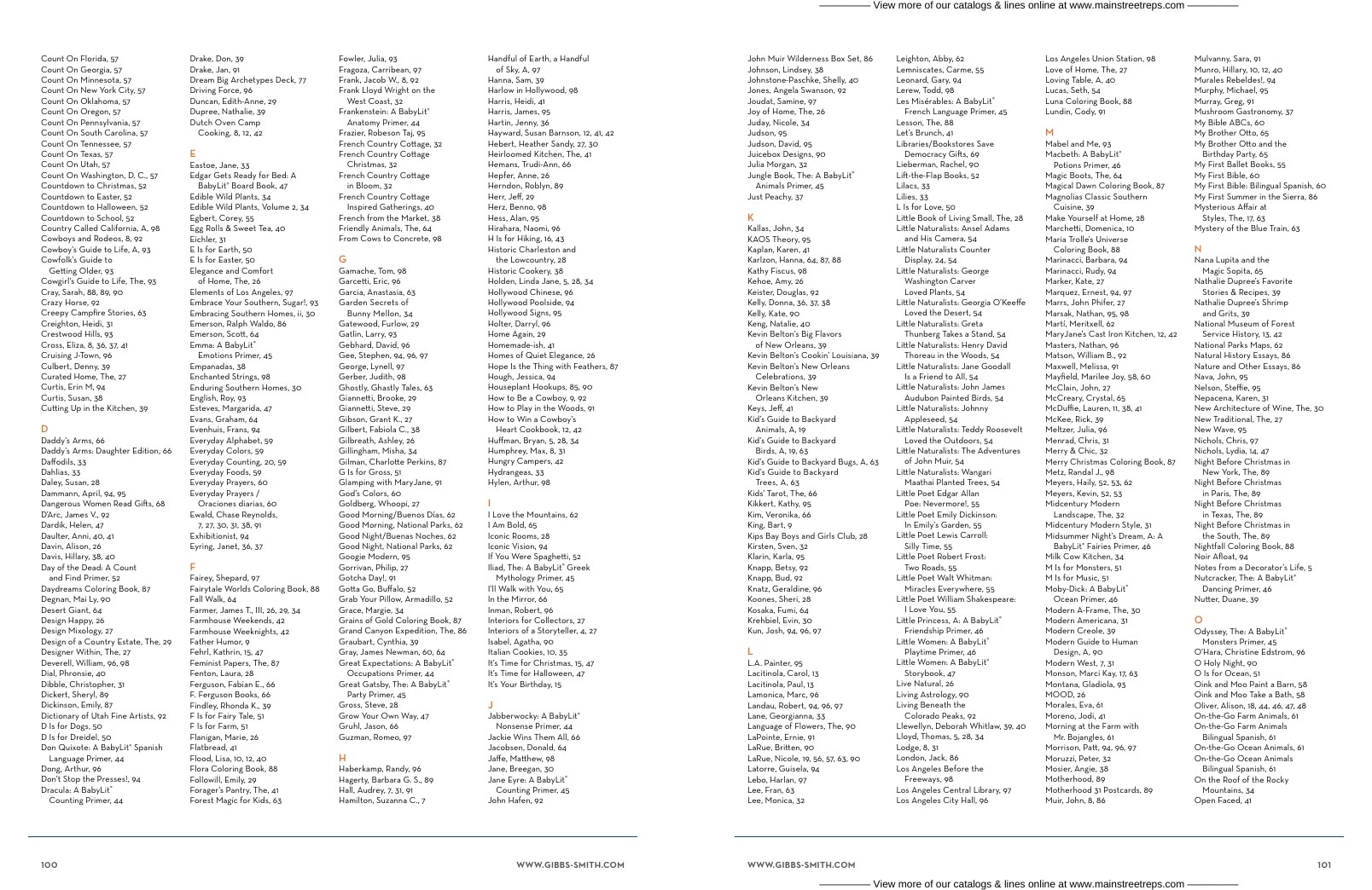 Gibbs Smith Spring Books Catalog Weekly Ad January 1 - December 31, 2026