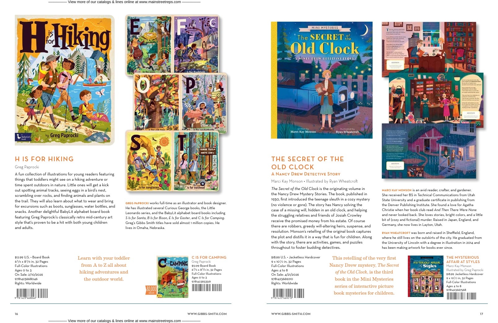 Gibbs Smith Spring Books Catalog Weekly Ad January 1 - December 31, 2026