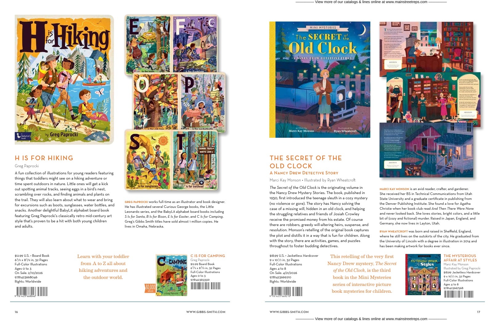 Gibbs Smith Spring Books Catalog Weekly Ad January 1 - December 31, 2026