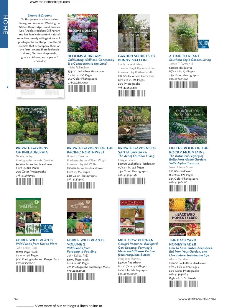 Gibbs Smith Spring Books Catalog Weekly Ad January 1 - December 31, 2026