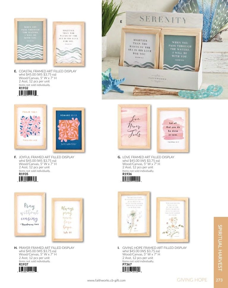 Faithworks Fall Inspirational Gifts Catalog Weekly Ad January 1 - December 31, 2026